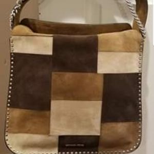 Michael Kors Authentic Suede parchwork purse
